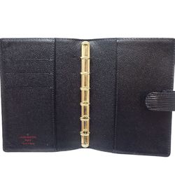 LOUIS VUITTON Epi Planner Cover R20052 Agenda Noir 180628