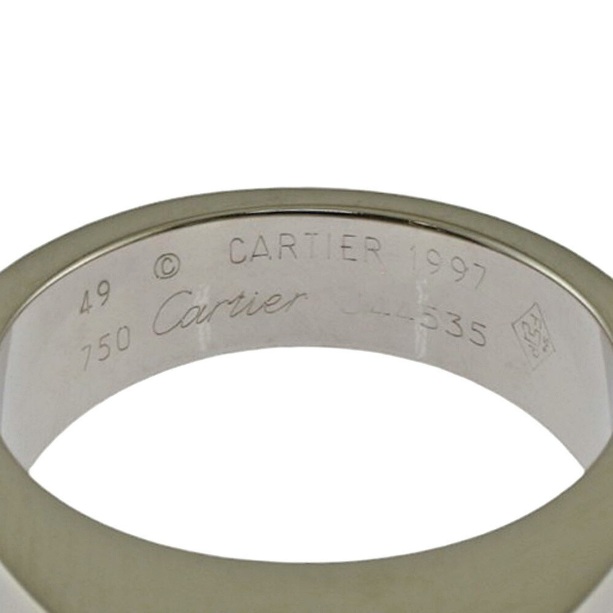 Cartier Tank Ring, Size 9, 18K, Moonstone, Women's, CARTIER