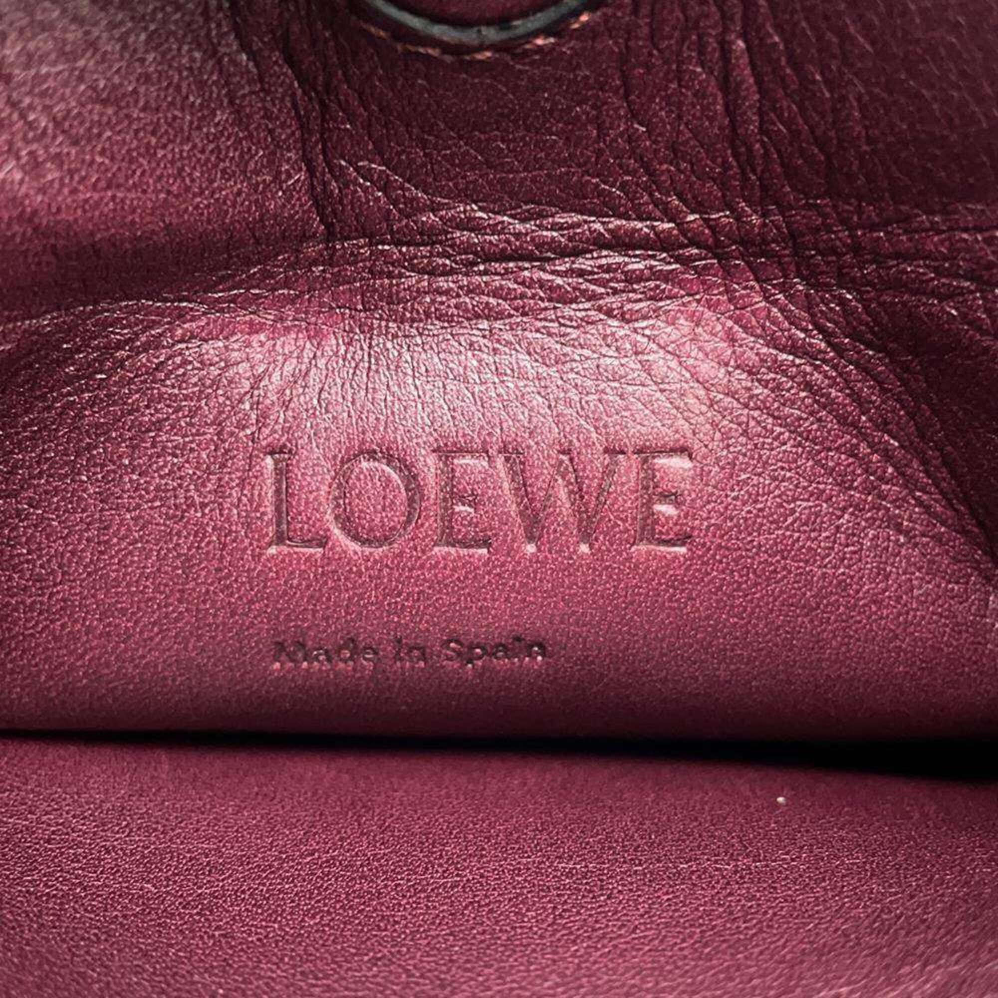 LOEWE Shoulder Bag Gate Pocket Leather C650Z42X34