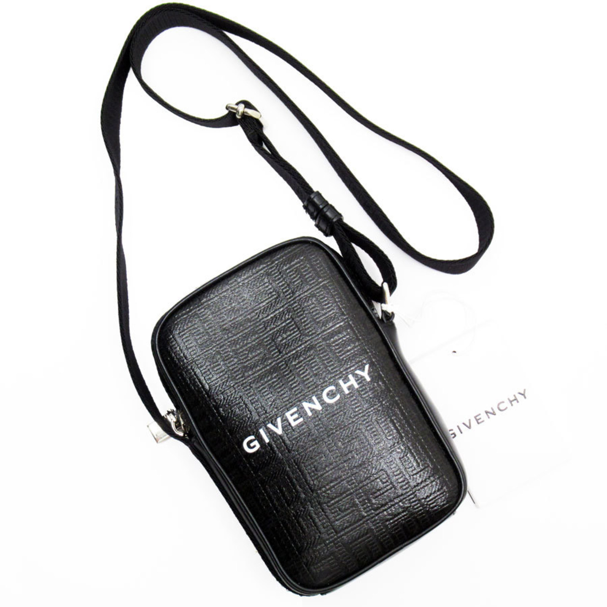 Givenchy shoulder bag black silver men's women's w0549f