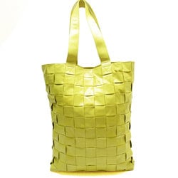 BOTTEGA VENETA Shoulder Bag Tote Cassette Leather Yellow Men's Women's w0536a