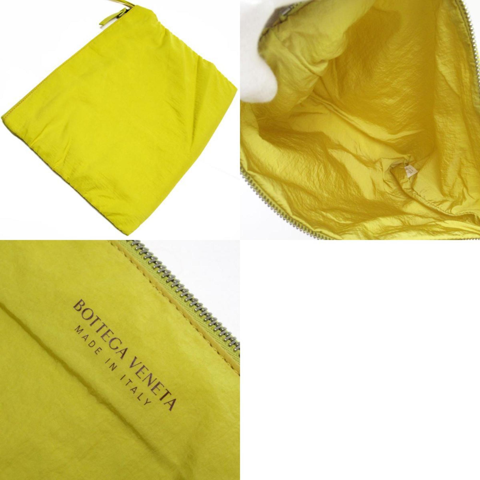 BOTTEGA VENETA Shoulder Bag Tote Cassette Leather Yellow Men's Women's w0536a