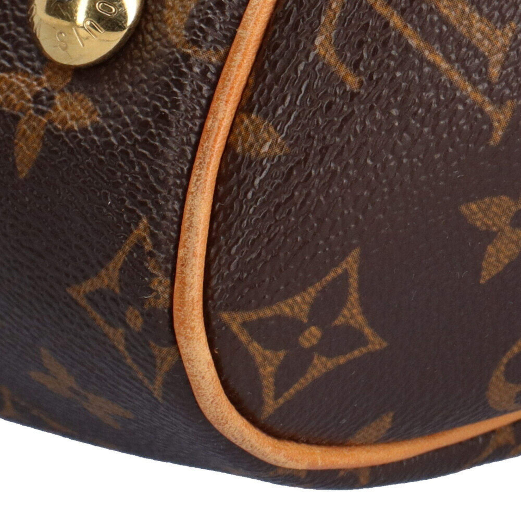 Louis Vuitton Tivoli GM Monogram Shoulder Bag Canvas M40114 Brown Women's LOUIS VUITTON