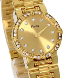 Piaget 80564K81 Dancer 12P Diamond Watch K18 Yellow Gold K18YG Ladies