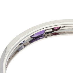 Chanel Baroque Collection Amethyst Pink Tourmaline Iolite Bangle Bracelet K18 White Gold Women's