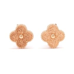 Van Cleef & Arpels Alhambra Earrings K18PG Pink Gold VCARN9T400