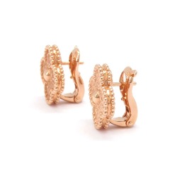 Van Cleef & Arpels Alhambra Earrings K18PG Pink Gold VCARN9T400