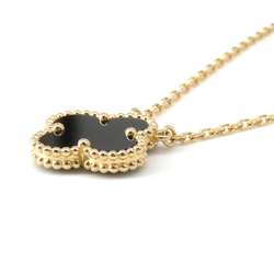 Van Cleef & Arpels Necklace Alhambra Pendant Onyx K18YG VCAR5800