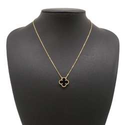 Van Cleef & Arpels Necklace Alhambra Pendant Onyx K18YG VCAR5800