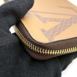 Louis Vuitton Long Wallet Monogram Reverse Giant Zippy M69353 Black