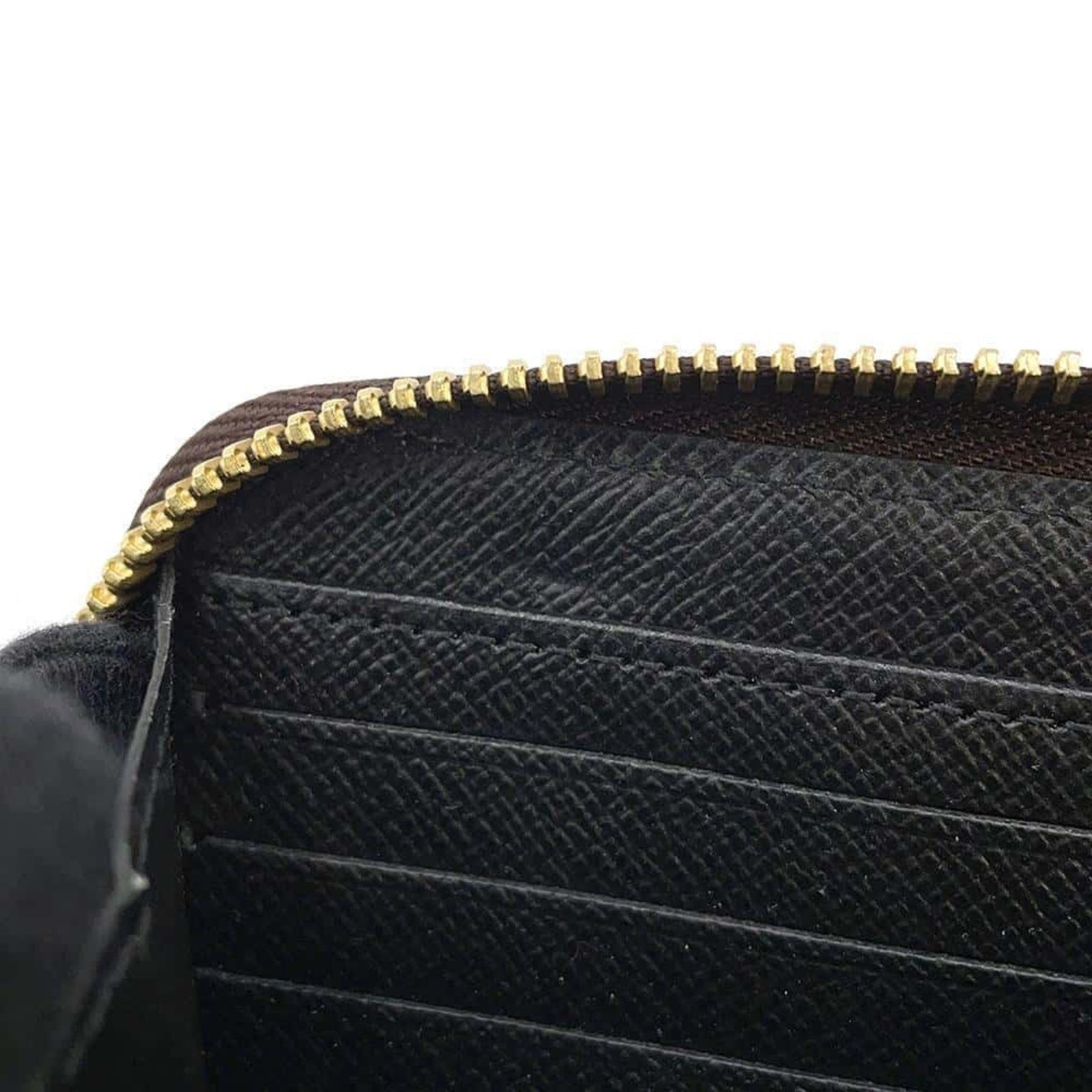 Louis Vuitton Long Wallet Monogram Reverse Giant Zippy M69353 Black