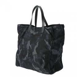 PRADA Prada Camouflage Pattern Black/Grey Women's Nylon Tote Bag