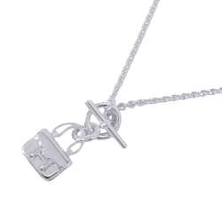 Hermes Necklace Amulet Constance Pendant SV925 Silver HERMES