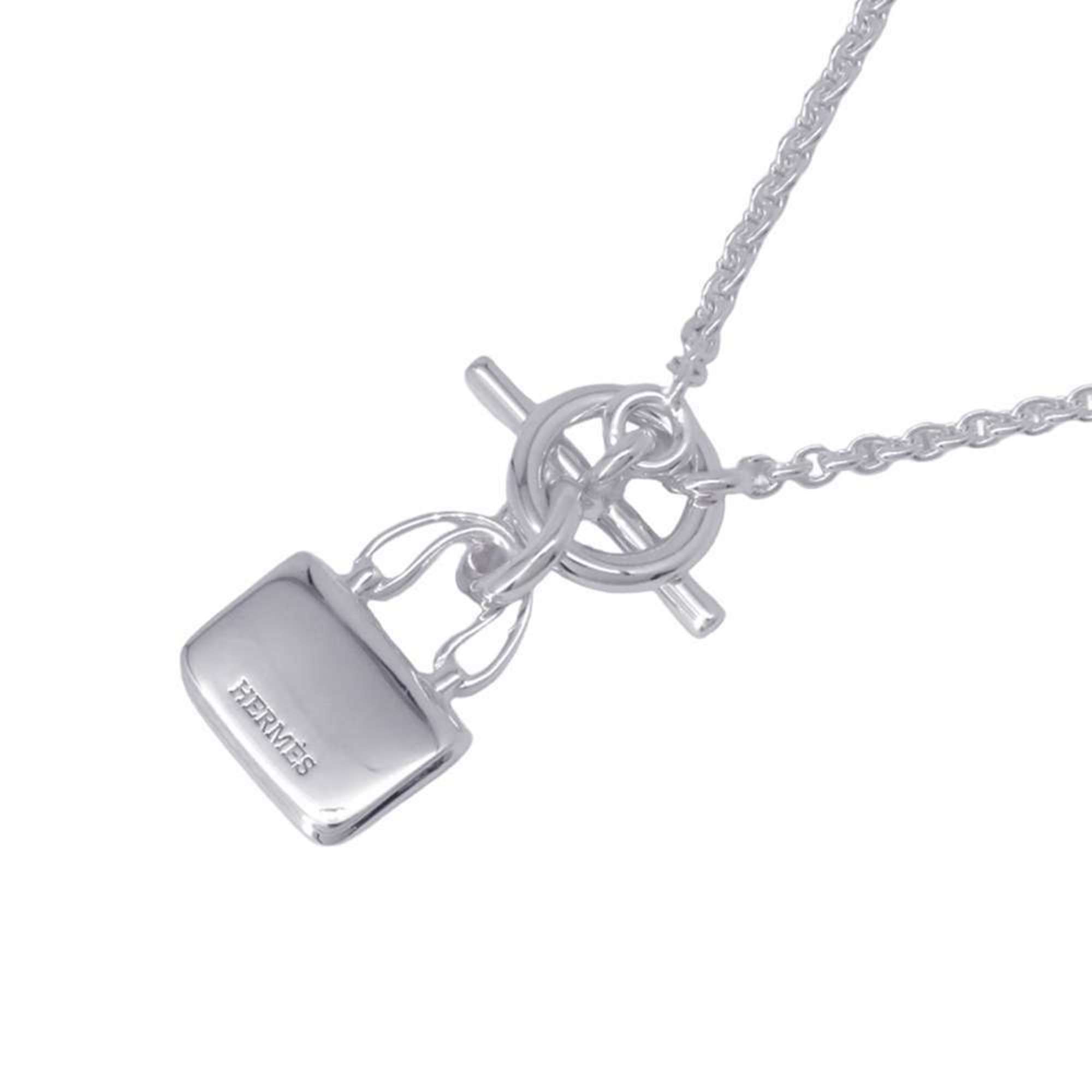 Hermes Necklace Amulet Constance Pendant SV925 Silver HERMES