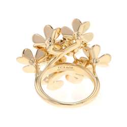 Van Cleef & Arpels Ring Frivole 8 Flower Diamond 8P 0.43ct K18YG Size 52 VCARB67700