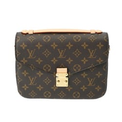 LOUIS VUITTON Louis Vuitton Monogram Pochette Metis MM Brown M44875 Women's Canvas Handbag