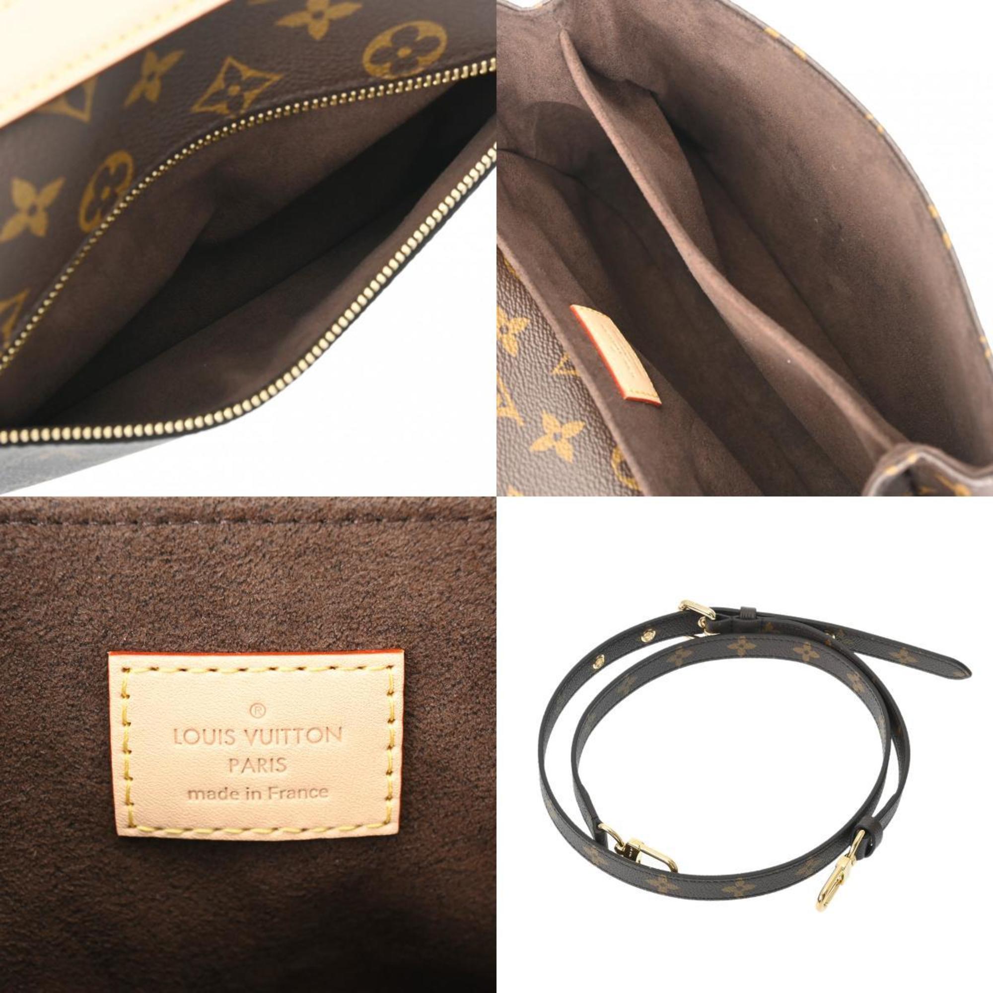 LOUIS VUITTON Louis Vuitton Monogram Pochette Metis MM Brown M44875 Women's Canvas Handbag