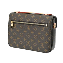 LOUIS VUITTON Louis Vuitton Monogram Pochette Metis MM Brown M44875 Women's Canvas Handbag