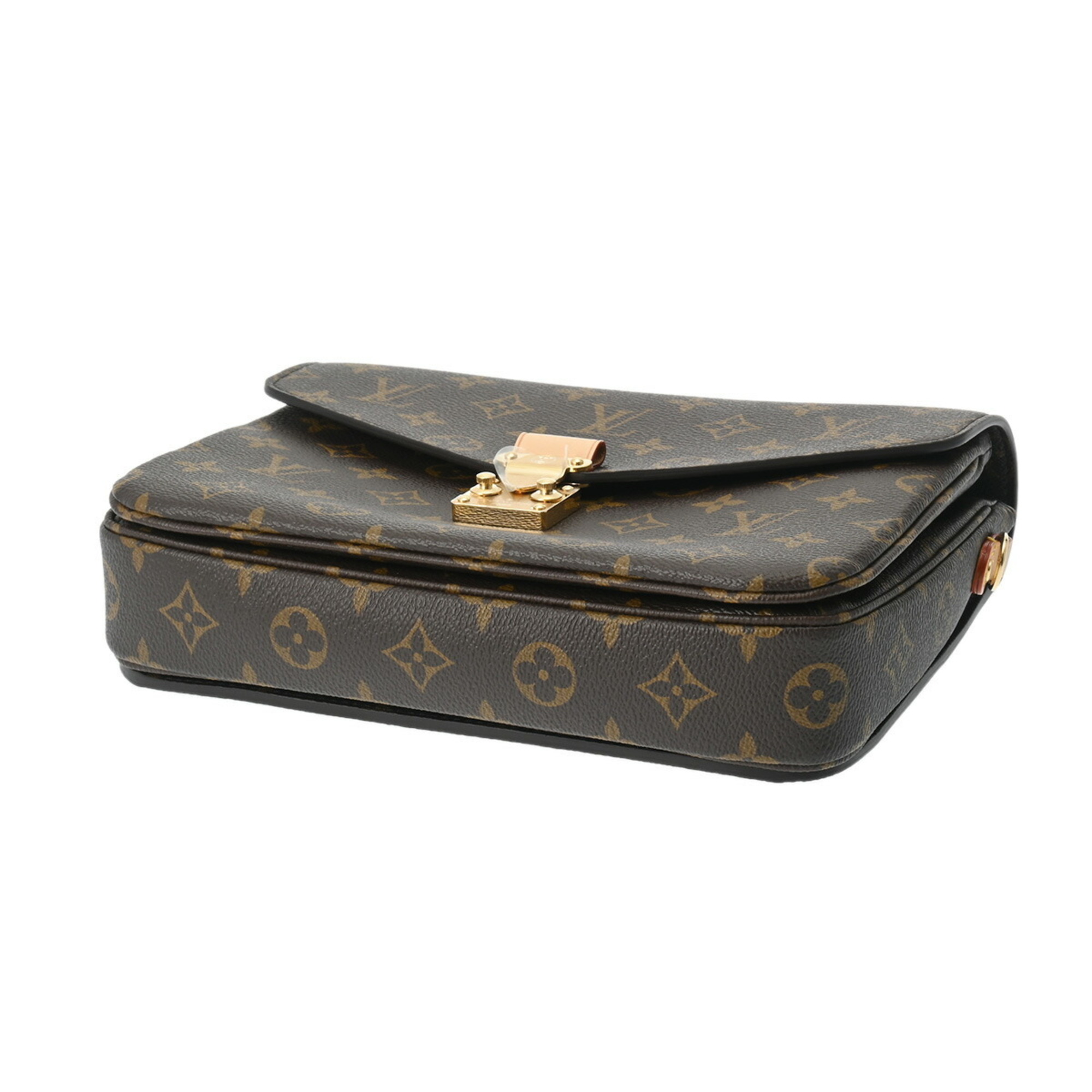 LOUIS VUITTON Louis Vuitton Monogram Pochette Metis MM Brown M44875 Women's Canvas Handbag