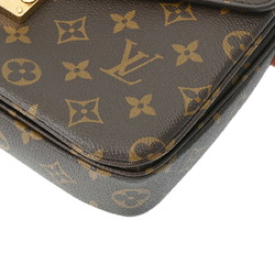 LOUIS VUITTON Louis Vuitton Monogram Pochette Metis MM Brown M44875 Women's Canvas Handbag