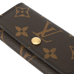 LOUIS VUITTON Louis Vuitton Monogram Multicle 4 Brown M62631 Unisex Canvas Key Case