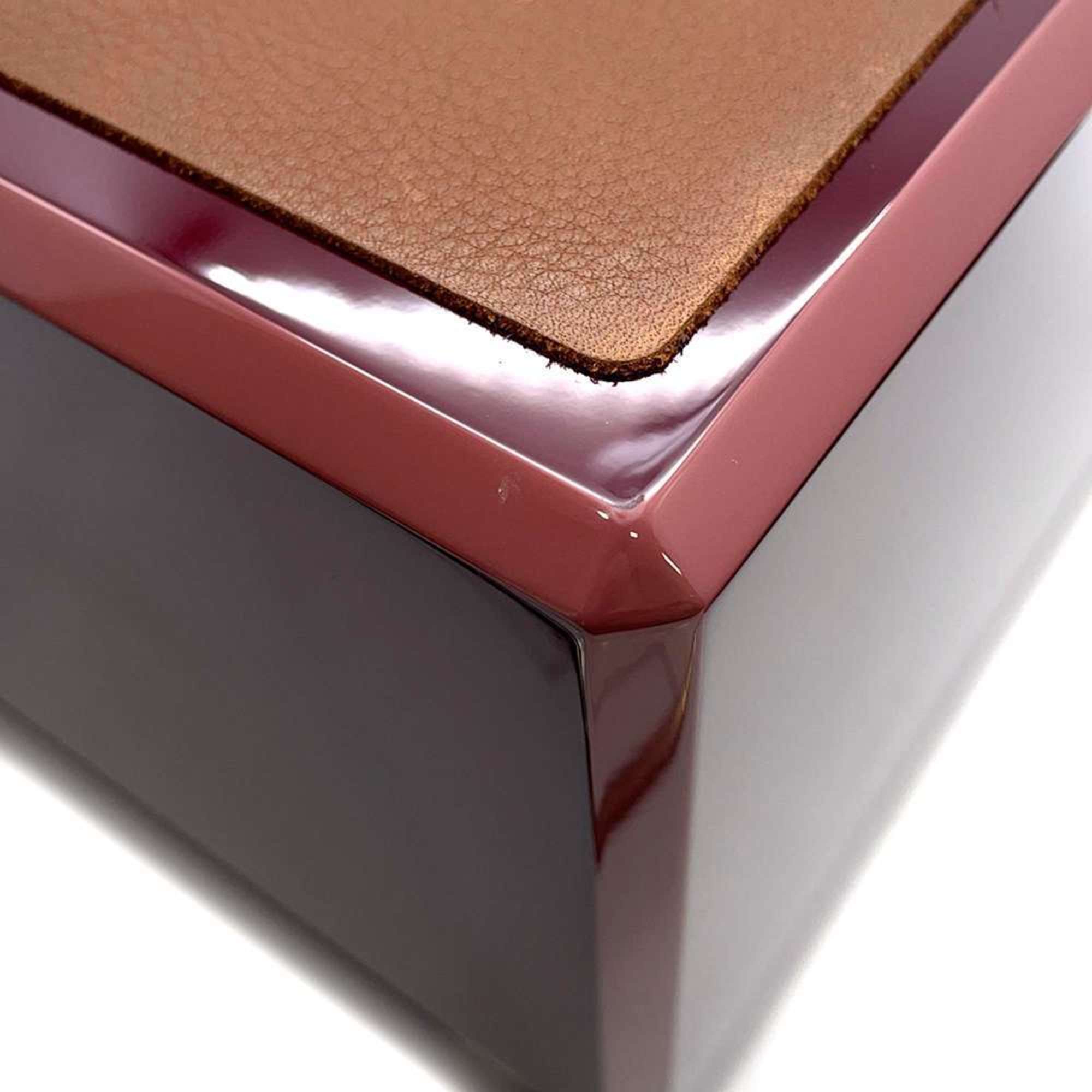 Hermes Box Facet Lacquer Wood HERMES