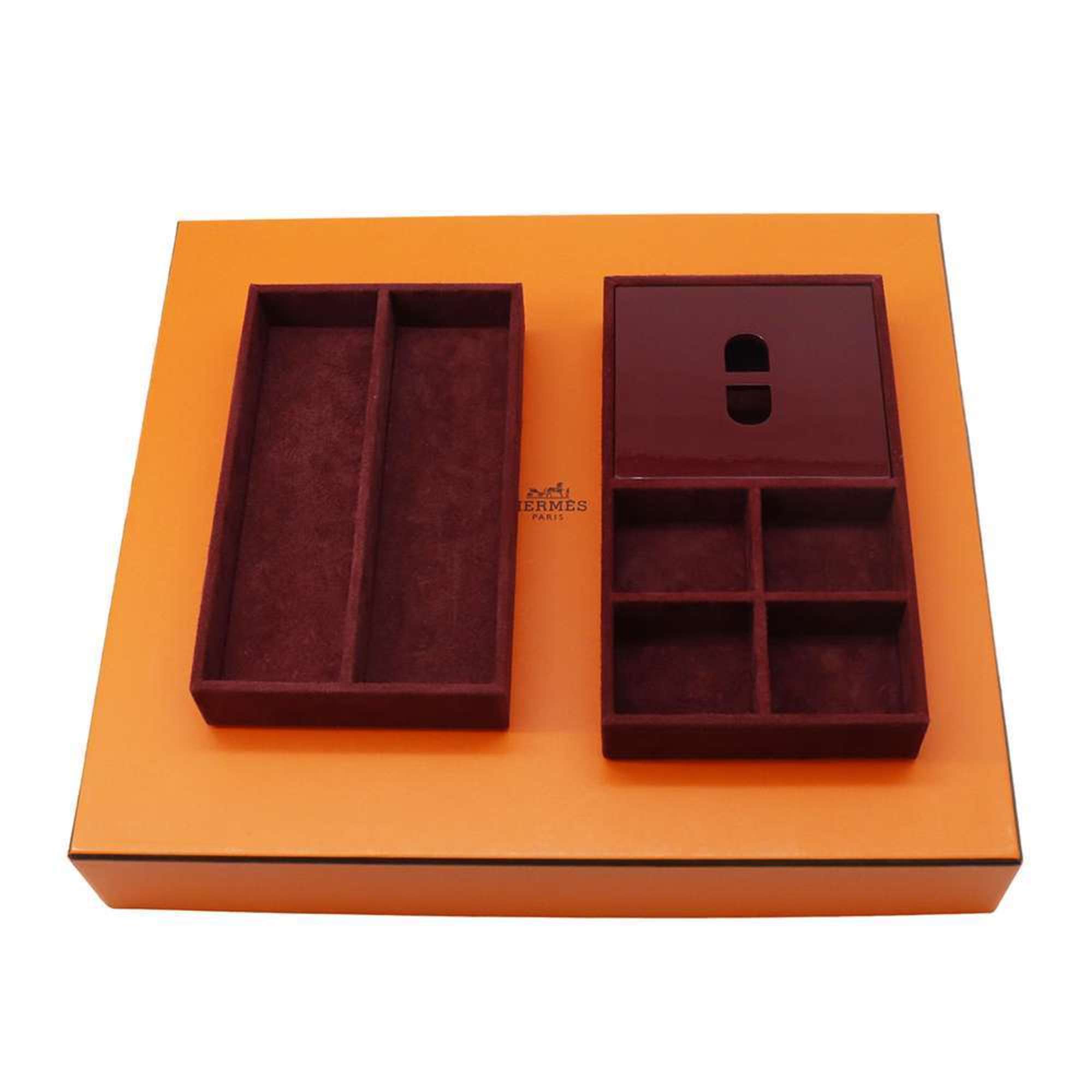 Hermes Box Facet Lacquer Wood HERMES