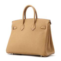 Hermes Birkin 25 Handbag Biscuit Taurillon Nobillo Z Stamp