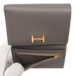 Hermes Tri-fold Wallet Bearn Combination Grimeyer Veau Epsom U Stamp