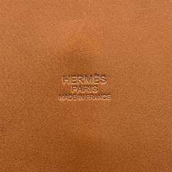 Hermes Tote Bag Garden Picnic Gold Natural Swift Straw □P Engraved