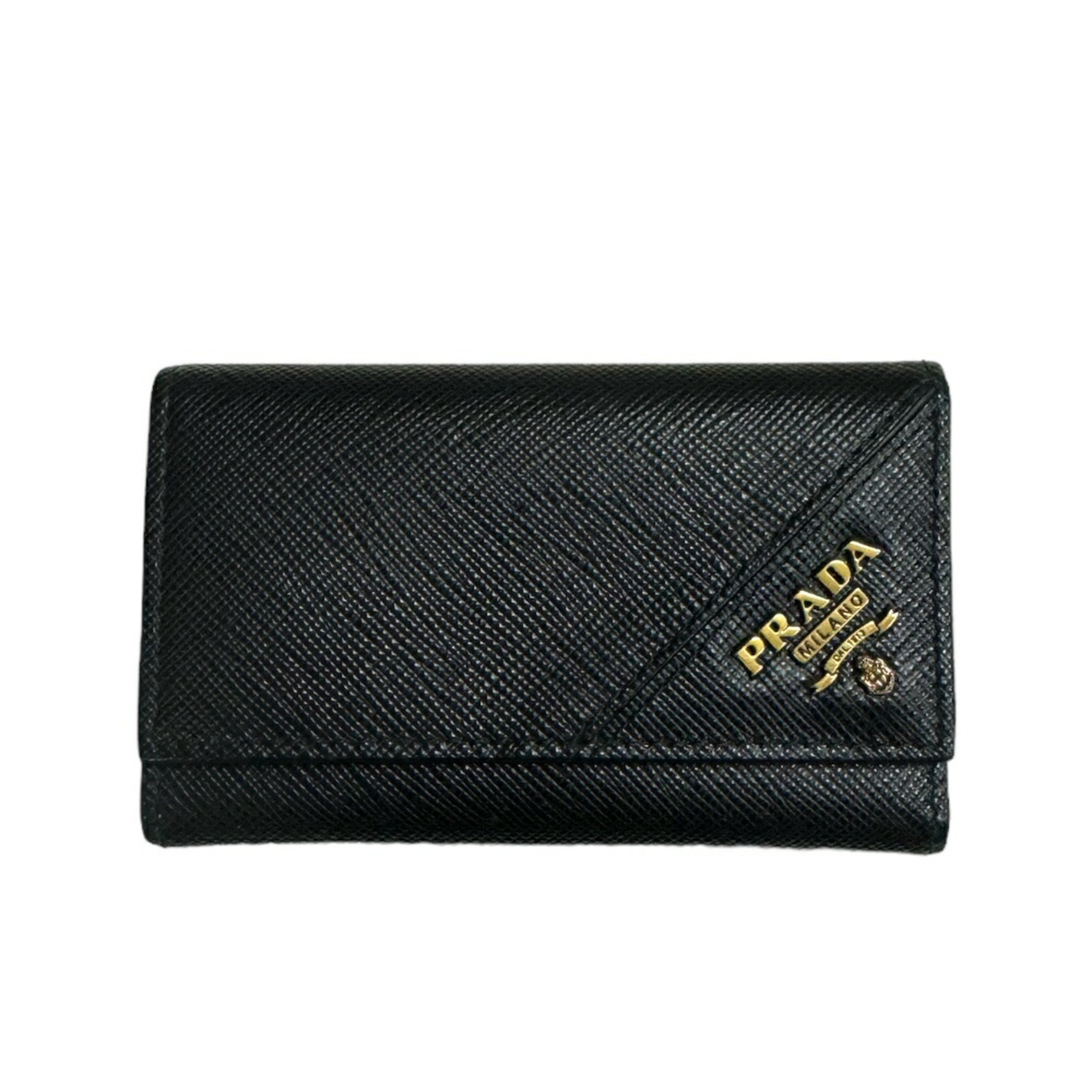 Prada Saffiano Key Case Leather 2PG222 Men's PRADA