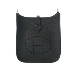 HERMES Evelyn TPM Black B Stamp (Around 2023) Women's Taurillon Clemence Shoulder Bag