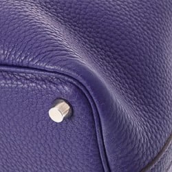 HERMES Picotin Lock PM Iris Palladium Hardware N Stamp (around 2010) Women's Taurillon Clemence Handbag