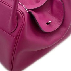 Hermes Handbag Lindy 26 Rose Purple Evercolor A Stamp HERMES