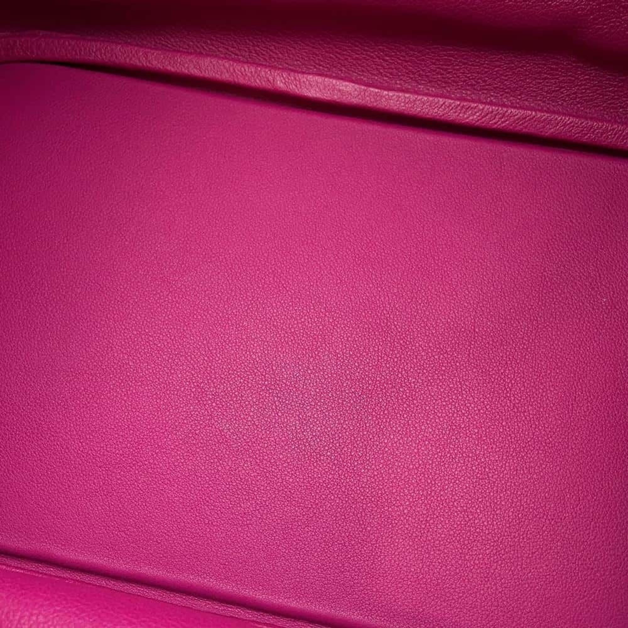 Hermes Handbag Lindy 26 Rose Purple Evercolor A Stamp HERMES