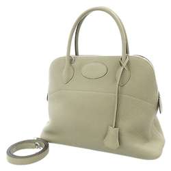 Hermes handbag Bolide 31 Sage Taurillon Clemence C stamp