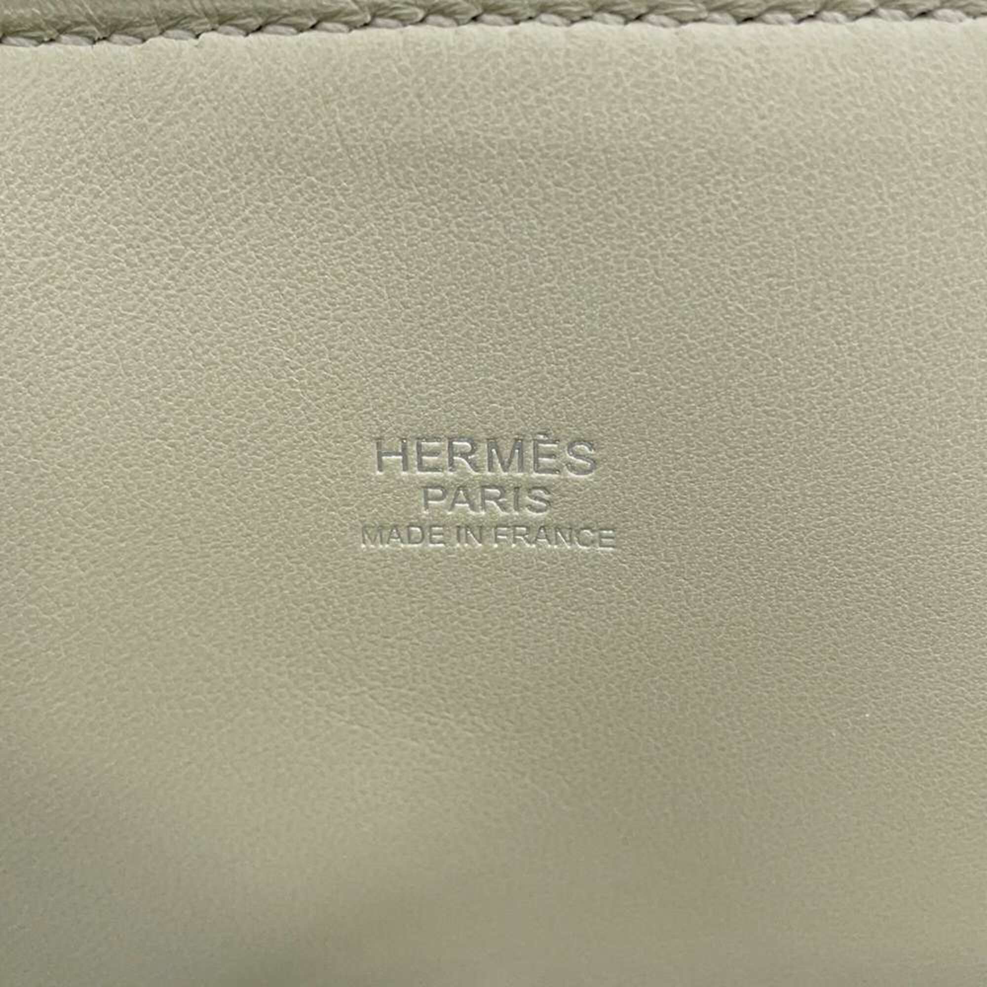 Hermes handbag Bolide 31 Sage Taurillon Clemence C stamp