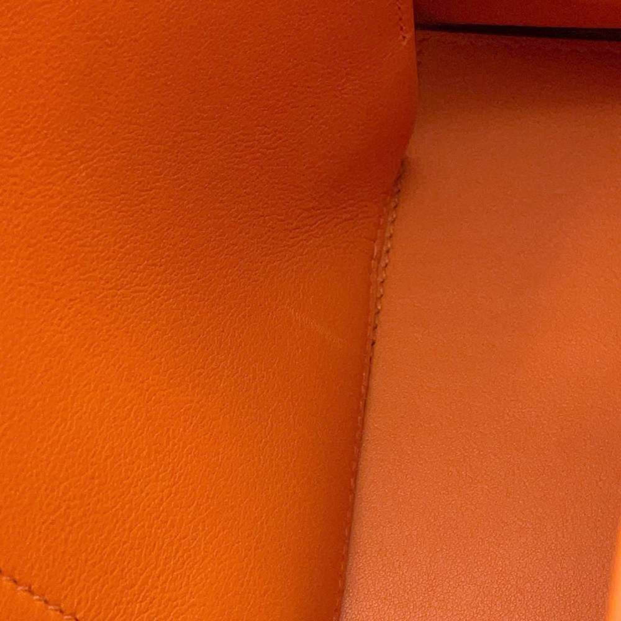 Hermes handbag Kelly Raki 32 Orange Swift O stamp HERMES