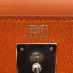 Hermes handbag Kelly Raki 32 Orange Swift O stamp HERMES