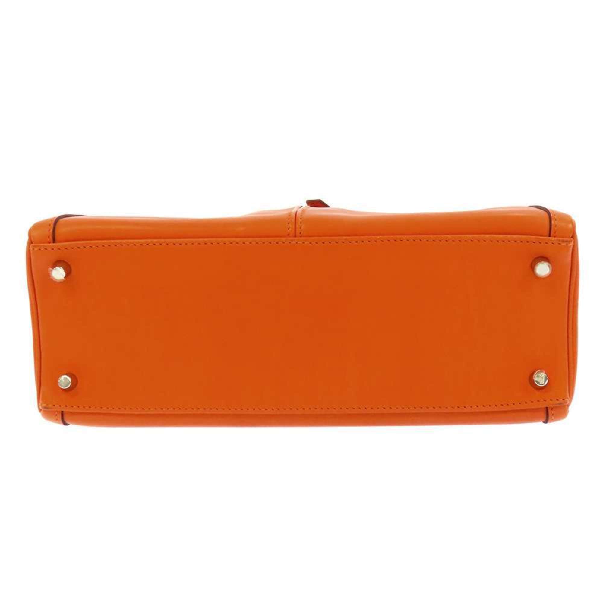 Hermes handbag Kelly Raki 32 Orange Swift O stamp HERMES