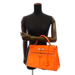 Hermes handbag Kelly Raki 32 Orange Swift O stamp HERMES