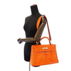 Hermes handbag Kelly Raki 32 Orange Swift O stamp HERMES