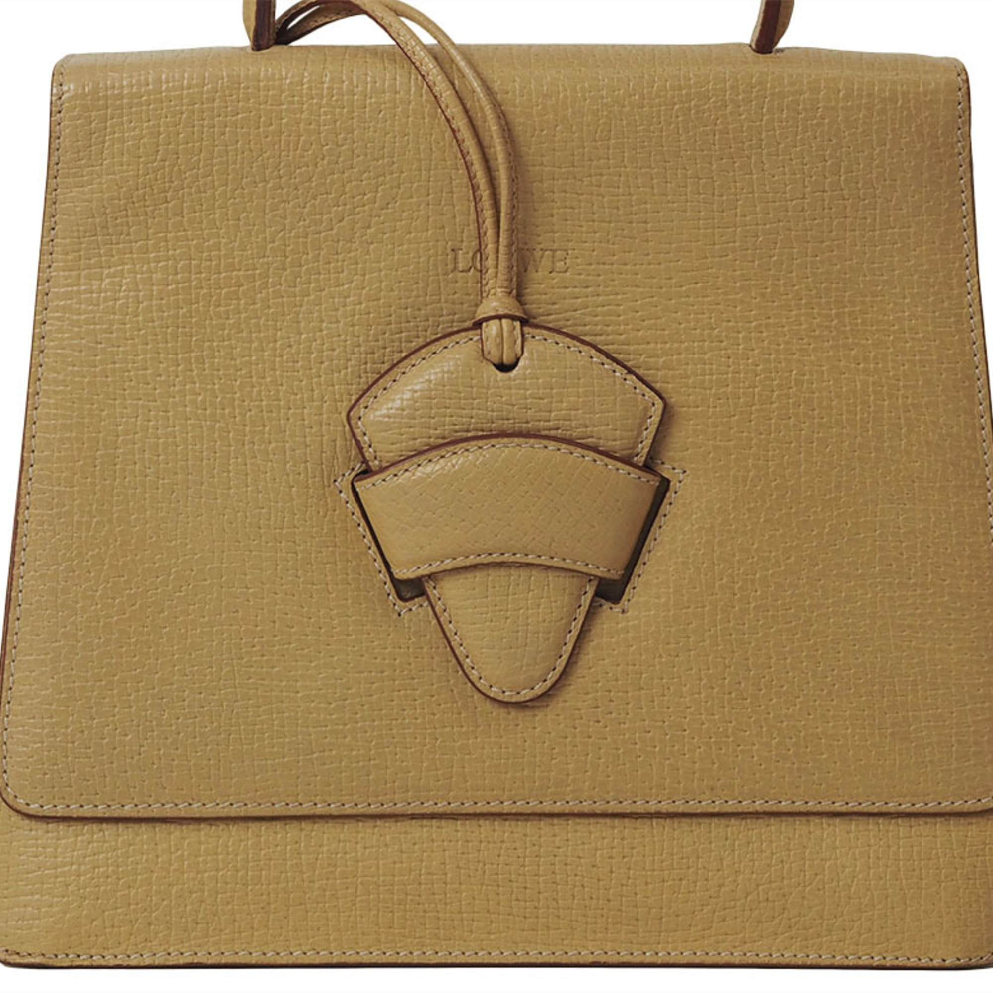 LOEWE Barcelona Handbag Shoulder Yellow Women's