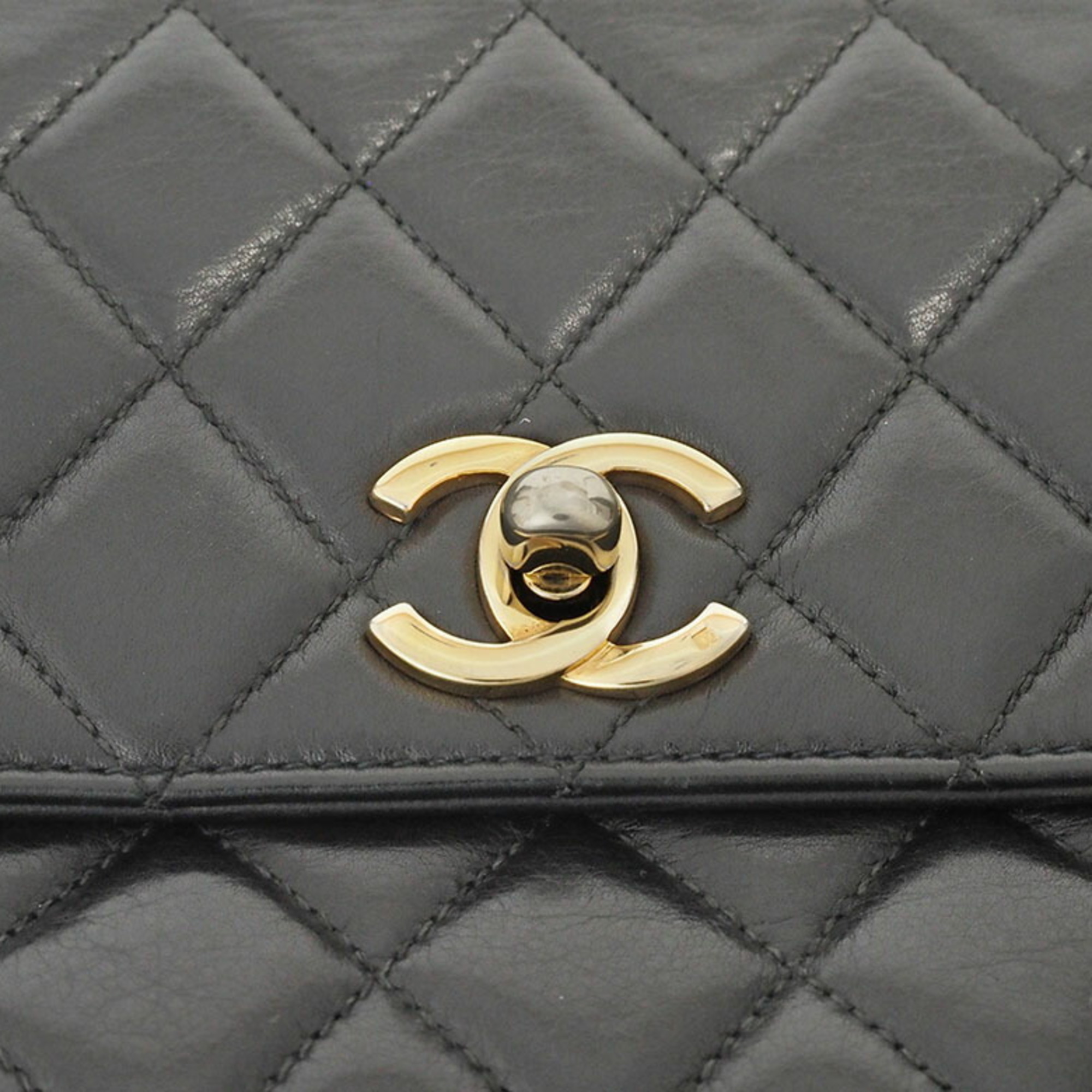 Chanel Matelasse Waist Bag 70 Black Women's CHANEL