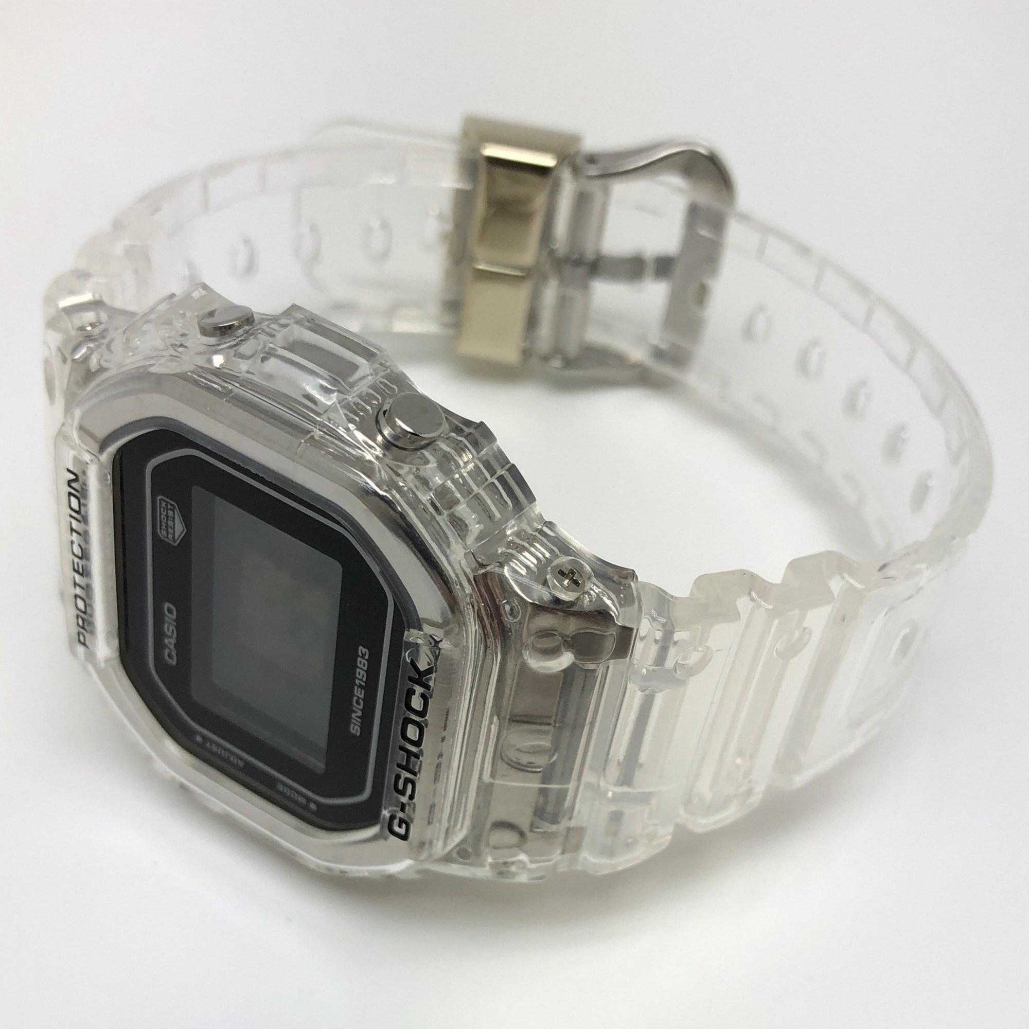 G-SHOCK CASIO Watch DW-5040RX-7 40th Clear Remix Anniversary Skeleton Silver Transparent Digital Mikunigaoka Store ITAU49C57NIO