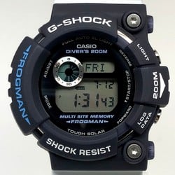 G-SHOCK CASIO Watch GW-205K-2 FROGMAN Irukuji 2005 Tough Solar Frogman Sperm Whale EL Cobalt Wave 5th International Dolphin Navy x White Digital Mikunigaoka Store ITKXHWT22H4I