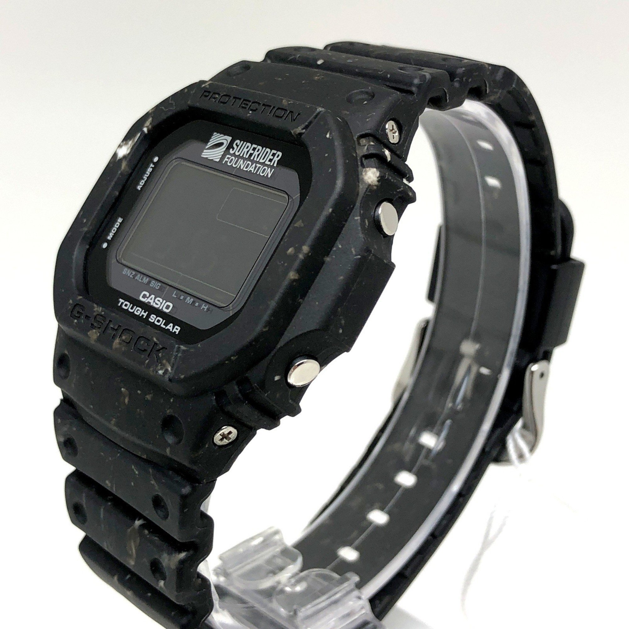 G-SHOCK CASIO Watch G-5600SRF-1 SURFRIDER FOUNDATION Tough Solar LED Backlight Surfrider Foundation Collaboration Black Digital Mikunigaoka Store ITPQPAH4AO90