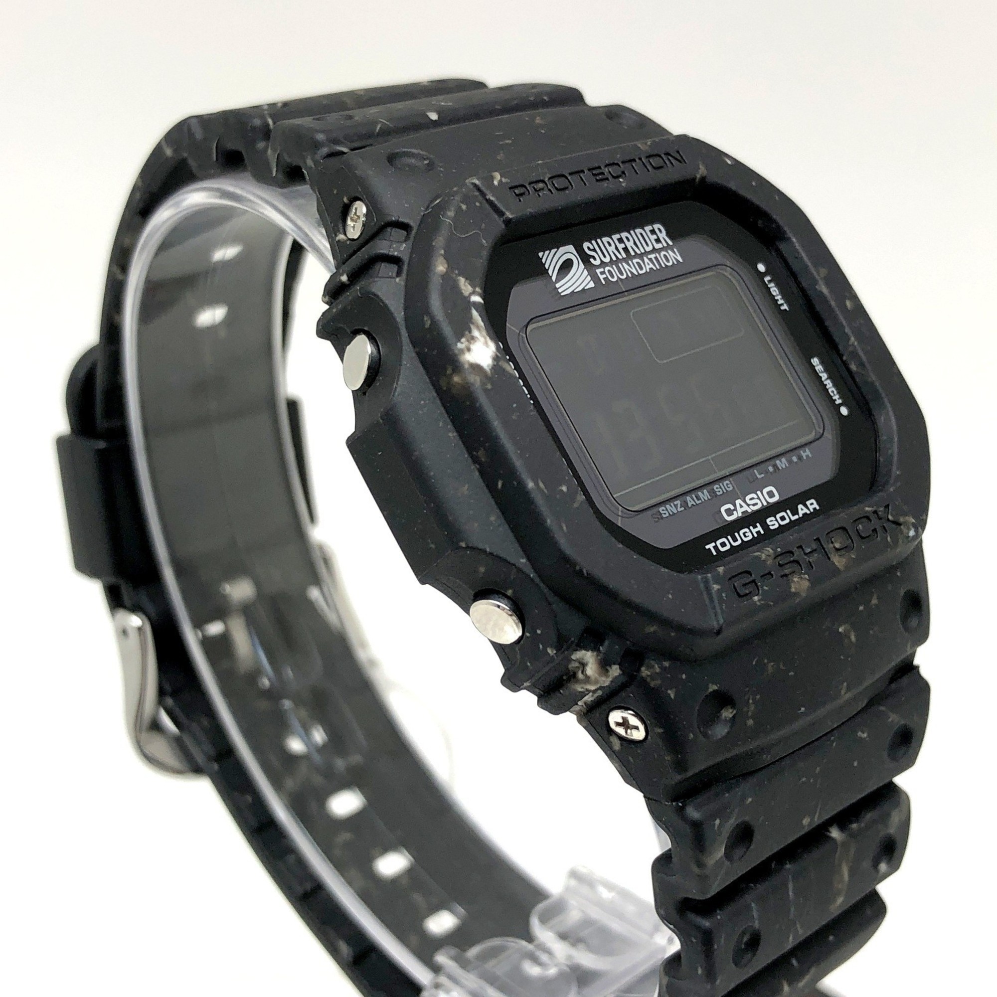 G-SHOCK CASIO Watch G-5600SRF-1 SURFRIDER FOUNDATION Tough Solar LED Backlight Surfrider Foundation Collaboration Black Digital Mikunigaoka Store ITPQPAH4AO90