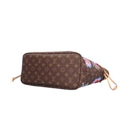 Louis Vuitton Yayoi Kusama Collaboration Neverfull MM Monogram Tote Bag Canvas M46447 Brown Women's LOUIS VUITTON