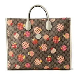 Gucci Tote Bag GG Supreme Le Pomme Large Canvas Leather 659980 GUCCI Handbag 2way Shoulder